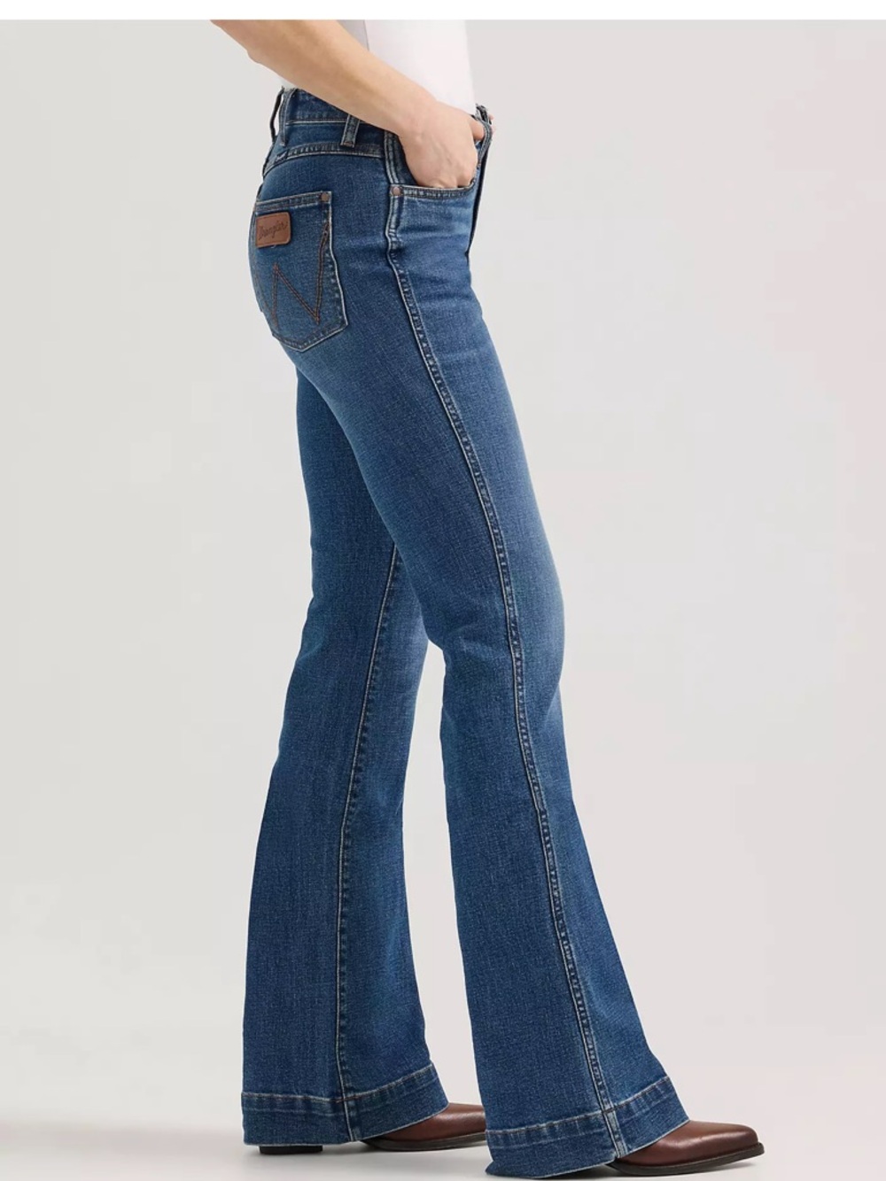 WRANGLER RETRO BAILEY HIGH RISE TROUSER JEANS SIZE 29 x 34